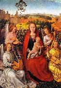 Hans Memling Virgin and Child with Musician Angels oil painting